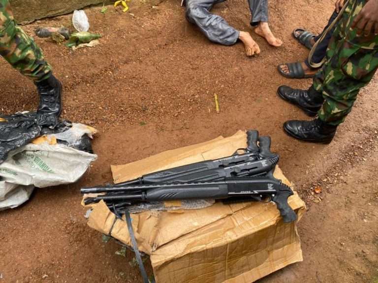 Army raids IPOB camp, arrests ESN commander, nabs Cameroonian gun runner Syndicate
