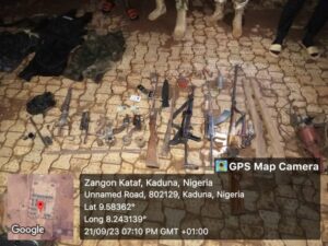 Troops uncover gun manufacturing factory In Kaduna (Photos)