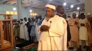 PHOTOS: Sokoto Imam leads Eid-prayers, says ‘Crescent moon sighted in Niger Republic’