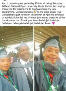 BSc or LLB in Law: Controversy erupts over NOUN Law graduate authenticity at Dunamis Church