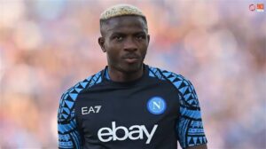 Osimhen worth €120m, most expensive player in Africa, joint-fifth in world