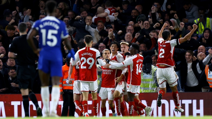 Arsenal aggrieved Chelsea with a stunning late fightback as they came from two goals down to snatch a 2-2 draw at Stamford Bridge.