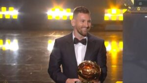 Messi wins his eight Ballon d’Or 