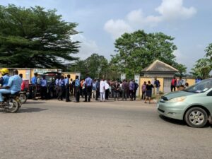 Police disperse protesting Osun Judiciary workers, union declares indefinite strike