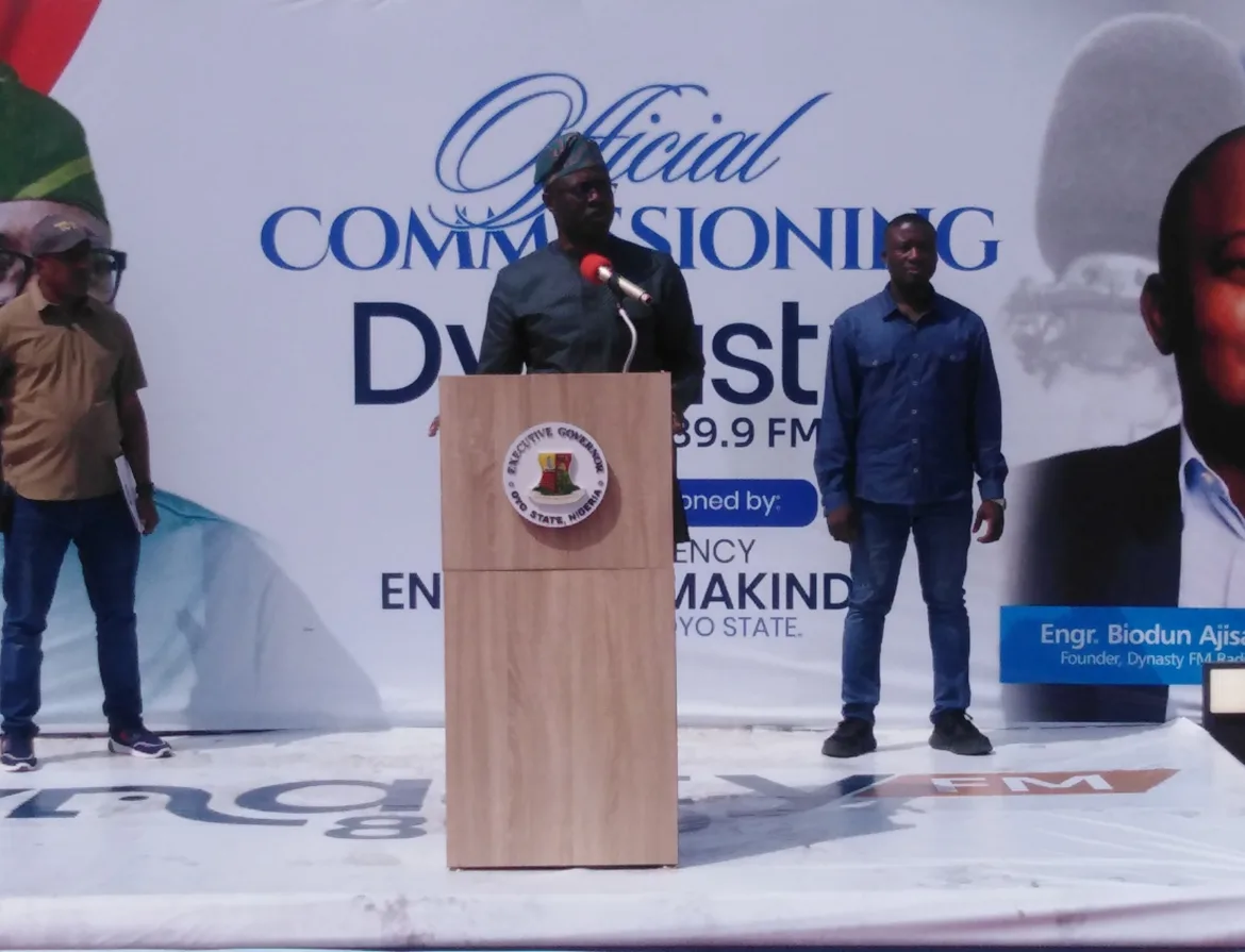 Makinde Gov Makinde commissions Oyo town's first private radio station