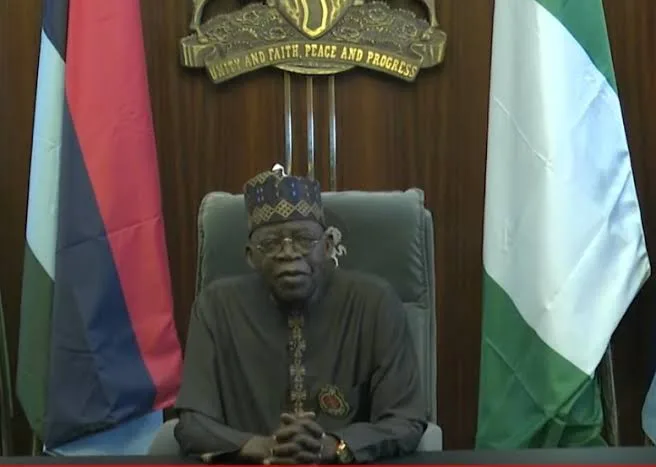 President Bola Tinubu says part of the recently signed N28.7 trillion 2024 budget component is N100 billion allocated for school feeding programmes.