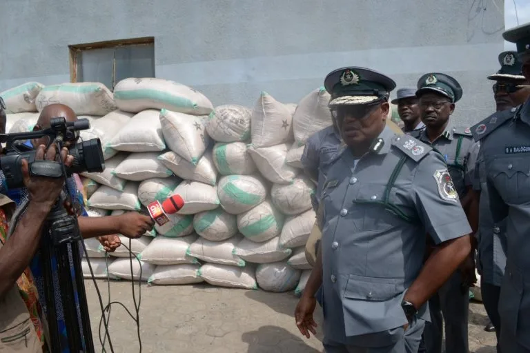 Customs seize 400 bags of beans destined for illegal export