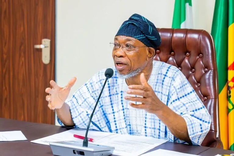 The former governor of Osun State and Minister for Interior Rauf Aregbesola 768x513