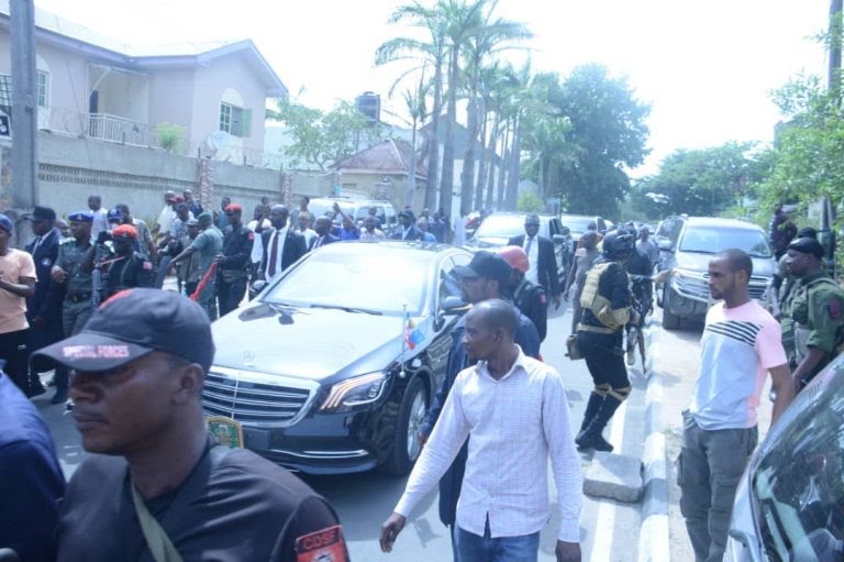 Gov Ododo visits Ex Kogin Gov. Yahaya Bello amidst EFCC siege